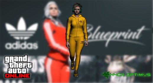 GTA Online Skin Ramdon Female Afther Adidas SweatSuits