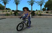 GTA Online Skin Ramdon Female Big Afro Energy Up Sport Gym