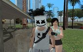 GTA Online Skin Ramdon Marshmello V3