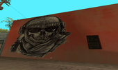 Mural de Simon Ghost Riley CoD MW2