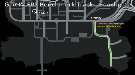 GTA4 Savegame FPS Benchmark - Beachgate Daytime v1.1