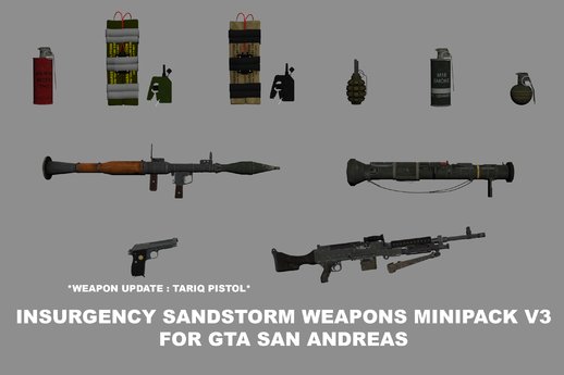 Insurgency Sandstorm Weapons Minipack V3