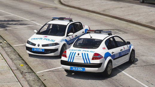 Renault Megane Sedan Trafik Polisi ELS