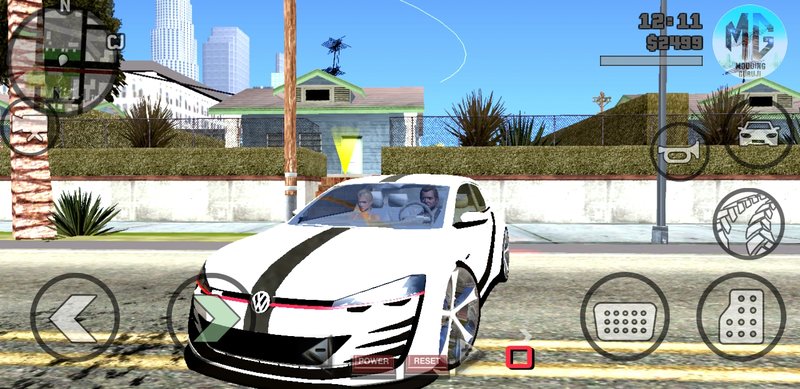 GTA San Andreas VW Golf 7 GTI for Mobile Only Dff Mod - GTAinside.com
