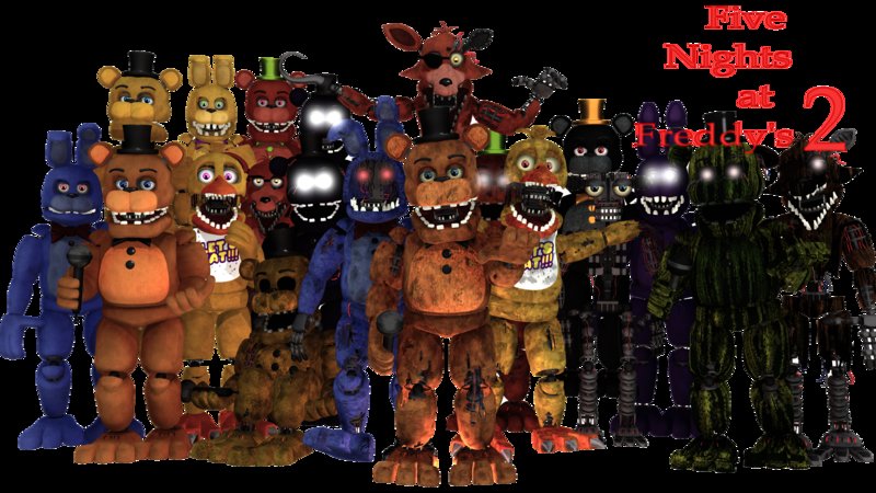 GTA San Andreas Five Nights at Freddy's 1 Skin Pack Mod