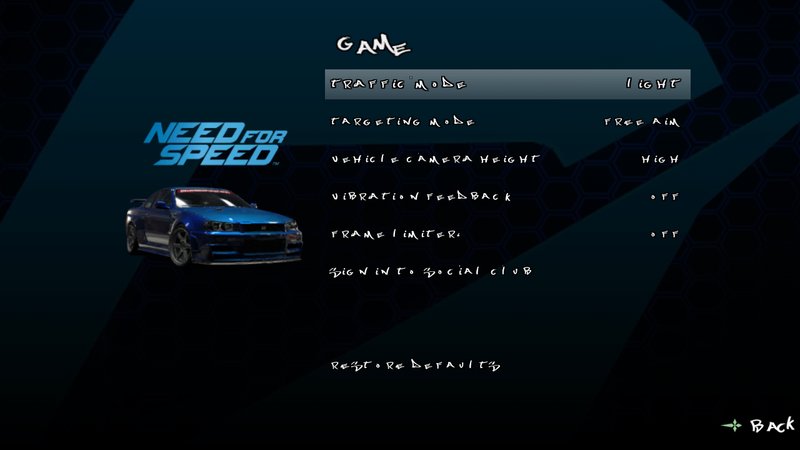 Download Forza HORIZON style loading screens and menus for GTA San