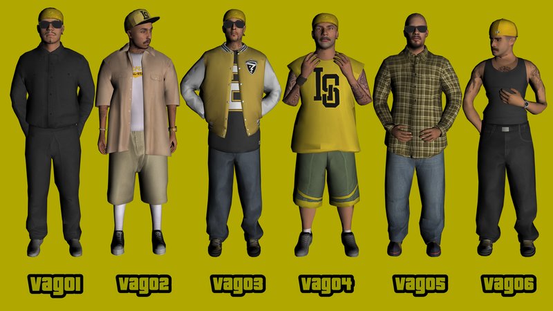 Los Santos Vagos 3 HD Skin for GTA San Andreas