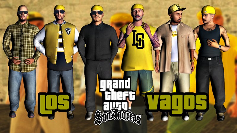 Download Los Santos Vagos Gang Member Skin for GTA San Andreas