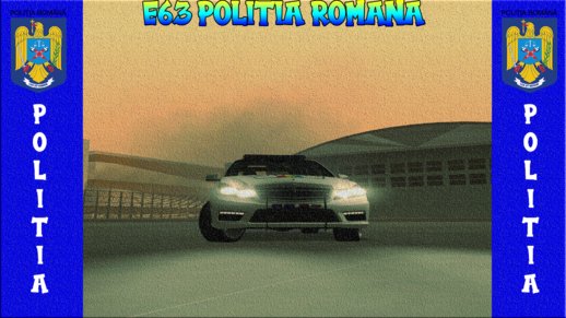 Mercedes-Benz E63 Politia Romana
