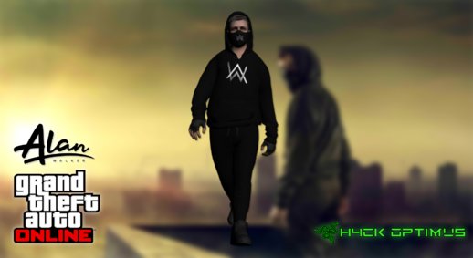 GTA Online Skin Ramdon Alan Walker V1