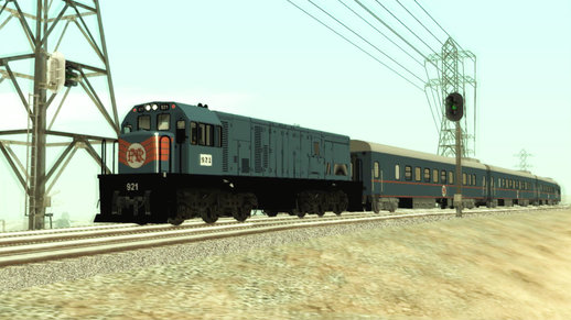 P.N.R G.E U15C DEL #921 (2000 Blue Whale/CommEx (Commuter Express) Livery)