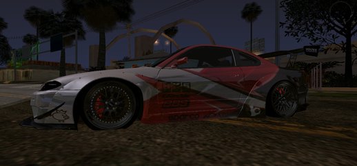 Nissan Silvia S15 Rocket Bunny [Street Racer Livery] for Mobile