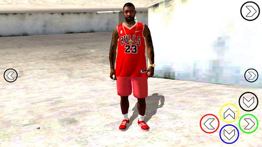 GTA Online Skin Ramdon N15 Chicago Bulls MJ23 for mobile