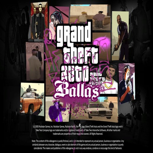 GTA Ballas Menu And Load Screens