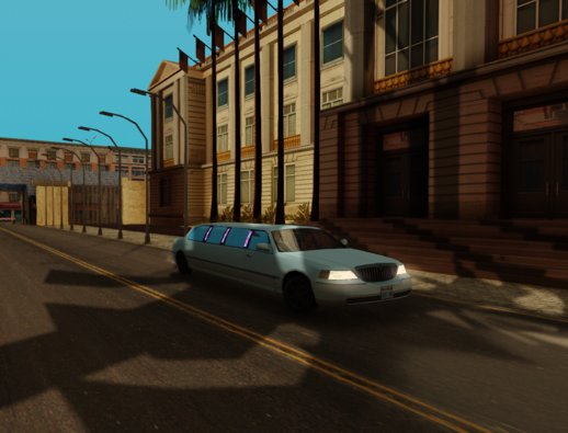 Limousine Lincoln Town Car V2 Lowpoly
