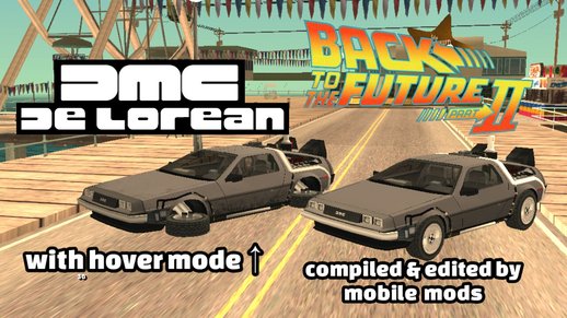 DMC Delorean 1981 Time Machine from BTTF2 for mobile