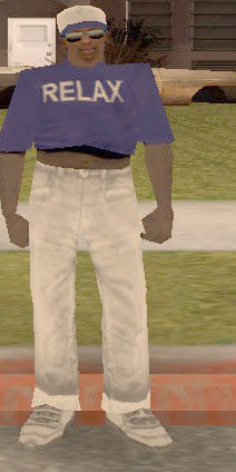 Carl Johnson Haitian Gang Clothing Model