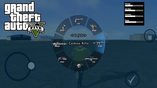 GTA V Weapon Scrolling 2.0 for Mobile