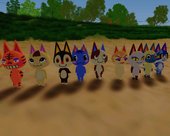 Animal Crossing Nude Cats Skin Pack