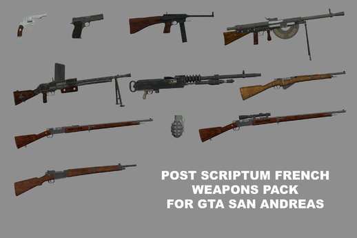 Post Scriptum - French Weapons Pack