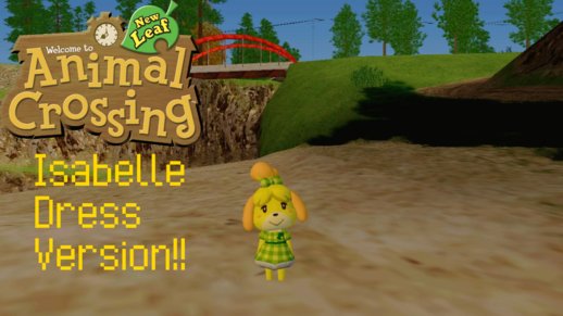Animal Crossing New Leaf Isabelle Dress Mod