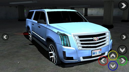 Cadillac Escalade 2016 lowpoly v3.0 for mobile