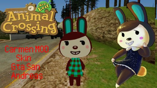 Animal Crossing New Leaf Carmen Skin Mod