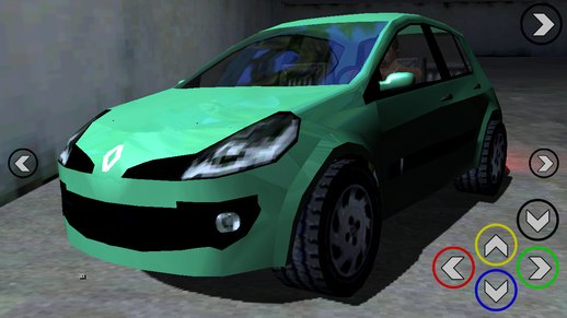 Renault Clio SA Style Lowpoly for mobile