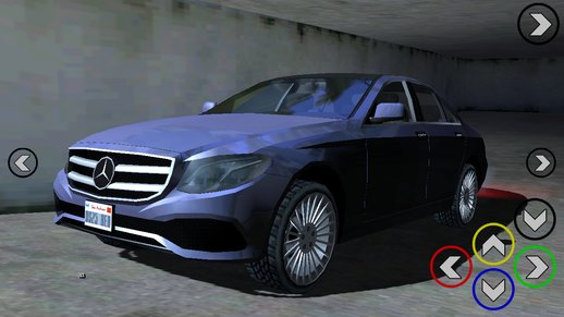 Mercedes Benz E Class 2017 Lowpoly for mobile