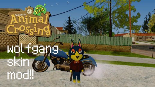 Animal Crossing Wolfgang Skin Mod