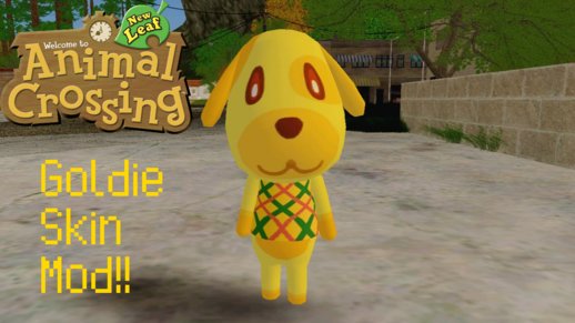 Animal Crossing Goldie Skin Mod