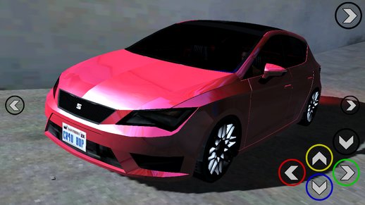 Seat Leon FR 2019 Lowpoly for mobile
