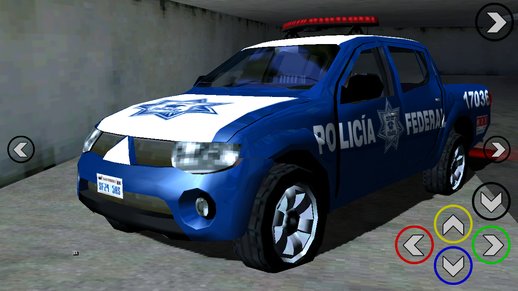 Mitsubishi L200 De La Policia Federal Mexicana for mobile