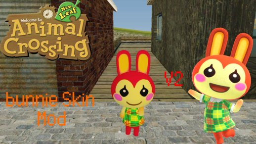 Animal Crossing New Leaf Bunnie Skin Mod!!