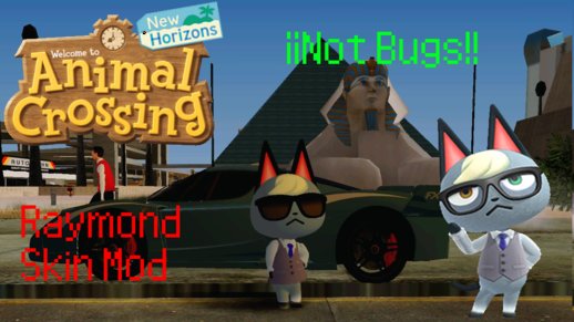 Animal Crossing New Horizons Raymond Skin Mod