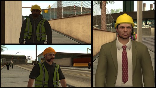 GTA Online Skin Pack #13  Construction Workers (PedFuncs)