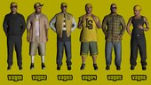 LOS VAGOS Skins from GTA 5 for GTA SA