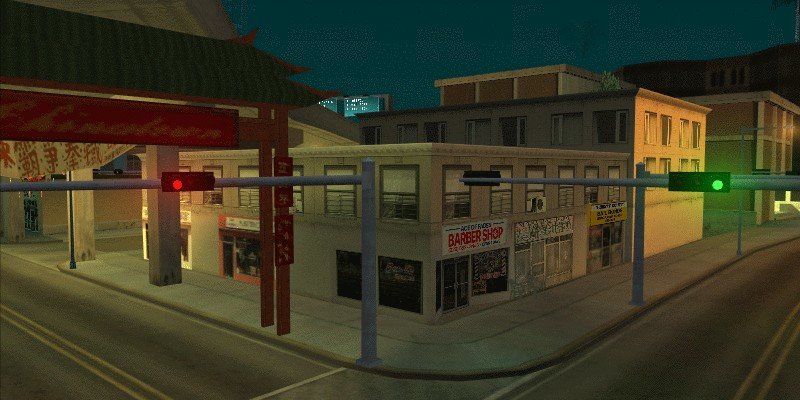 GTA San Andreas Donna Street Environment Mod 