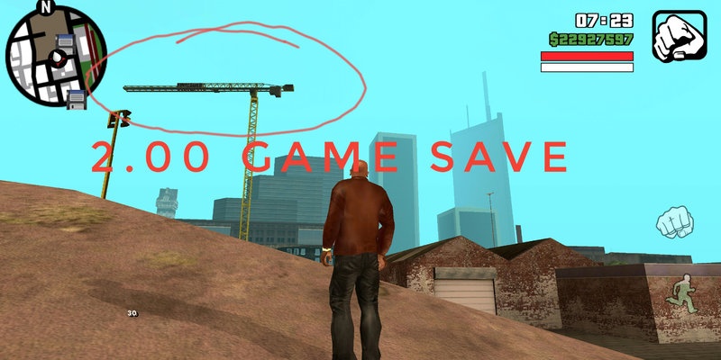 GTA San Andreas Savegame 100% for 1.08 & 2.00 for ANDROID Mod