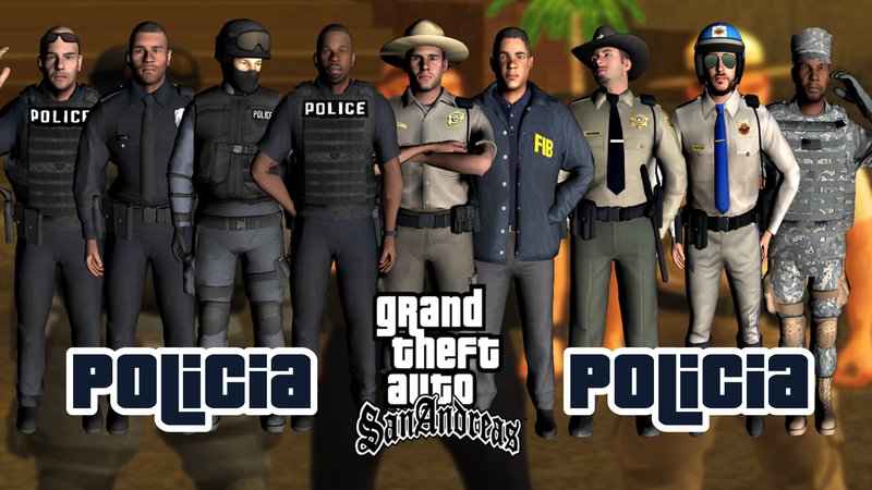 GTA V MOD POLICIA 