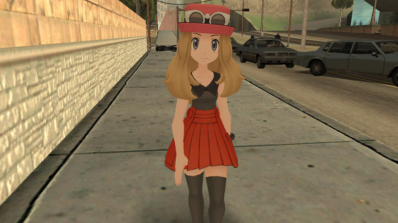 GTA San Andreas Pokemon Masters-Serena (XY/XYZ anime version) Mod