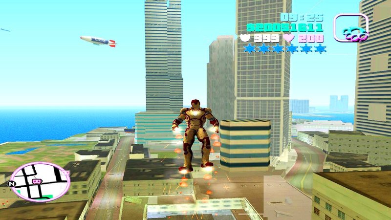 gta vice city ironman skin pack download