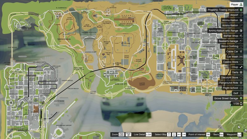 Atlas / GTA 5 Style Map with Radar for Vice Cry and Vice City Overhaul 