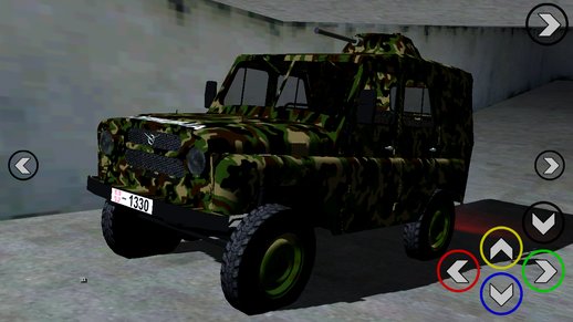 UAZ 469 Military Police Serbia for mobile