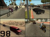 More Cars on Traffic Around San Andreas State (Custom CARGRP.DAT & POPCYCLE.DAT)