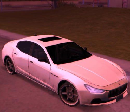 2014 Maserati Ghibli S Q4 (M157) Low Poly