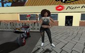 GTA Online Skin Ramdon Female Big Afro 1