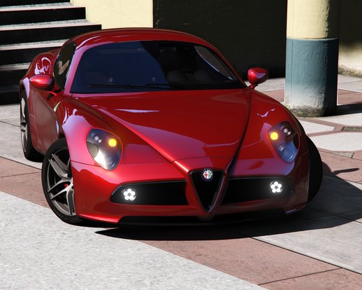 Alfa Romeo 8C Competizione 2008 [Add-On | LODs | Extras | Template]