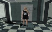 GTA Online Skin Ramdon Female Outher 4 San Antonio Spurs Duncan jersey