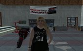 GTA Online Skin Ramdon Female Outher 4 San Antonio Spurs Duncan jersey